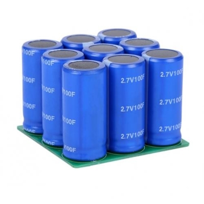 عالية السعة 1.2F-10F وحدة Ultracapacitor مع مقاومة منخفضة 0.5mohm